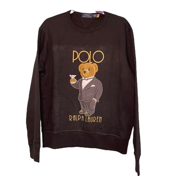 Polo Ralph Lauren Custom Made Polo Bear Crewneck Sweatshirt - PLEASE READ! - Picture 1 of 12
